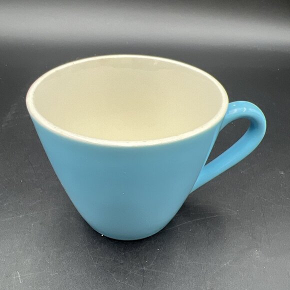 MCM 1950's Blue Heaven China Coffee /Tea Cup & Saucer 2 Sets - Picture 14 of 16